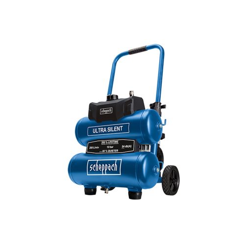 HC 20 Si Twin - Ultracsendes olajmentes kéthengeres kompresszor 20 literes