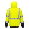 B315YBRM Portwest Hi-Vis kéttónusú kapucnis pulóver