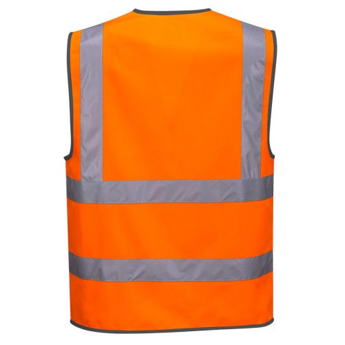 C375ORRL Portwest Hi-Vis cipzáras mellény