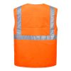 CV02ORRS/M Portwest Jól láthatósági hűtőmellény