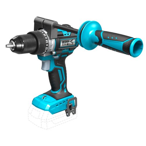 DEDRA Akkumulátoros fúró-csavarozó, ütés nélkül 18V 85Nm