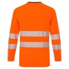 DX416OBR6XL Portwest DX4 Hi-Vis T-Shirt L/S