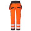 DX454OBR40 DX4 Hi-Vis nadrág lecipzározható lengőzsebbel