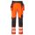 DX454OBR44 DX4 Hi-Vis nadrág lecipzározható lengőzsebbel