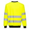 PW277YBR4XL Portwest PW2 Hi-Vis Crewneck Sweatshirt