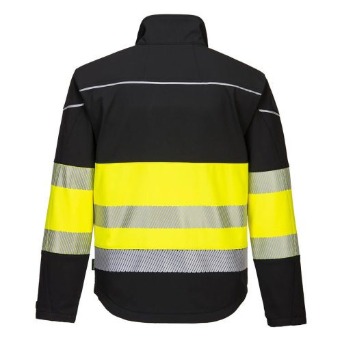 PW375BKY4XL Portwest PW3 Hi-Vis Class 1 Softshell kabát