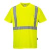 S190YERS Portwest HiVis póló zsebbel
