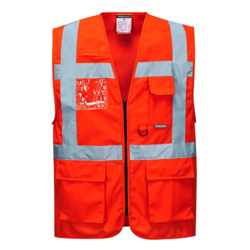 S476RERM Portwest Berlin Executive jól láthatósági vezetői mellény