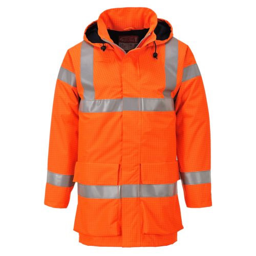 S774ORRXXL Portwest Bizflame Rain Hi-Vis antisztatikus FR esődzseki