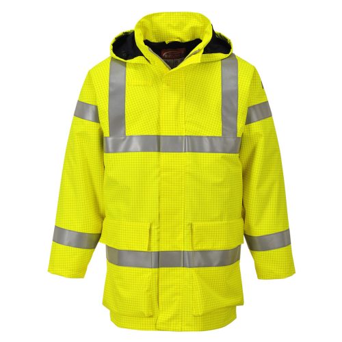 S774YER4XL Portwest Bizflame Rain Hi-Vis antisztatikus FR esődzseki