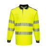T184YBRXXL Portwest PW3 Hi-Vis hosszú ujjú pólóing