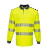 T184YNRL Portwest PW3 Hi-Vis hosszú ujjú pólóing