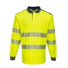 T184YNRS Portwest PW3 Hi-Vis hosszú ujjú pólóing