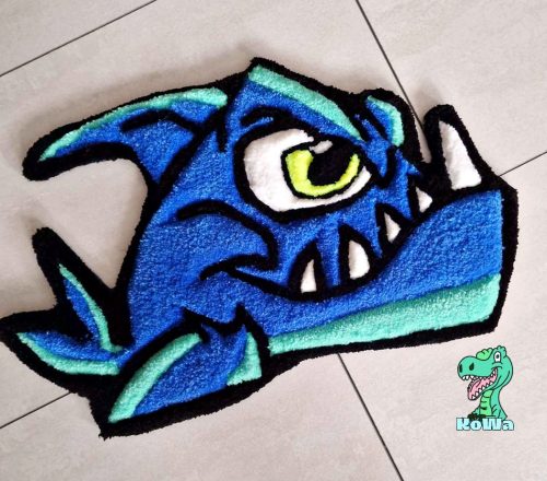 Piranha dekor szőnyeg