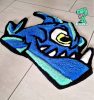 Piranha dekor szőnyeg